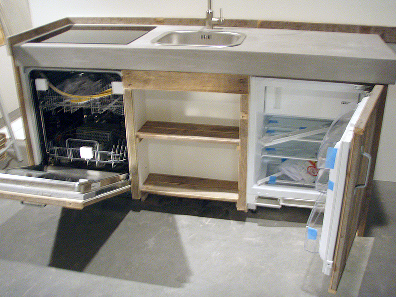 Keuken Steigerhout Look : Keukenblok strandmeubel2 Keuken Steigerhout Look : Keukenblok strandmeubel2